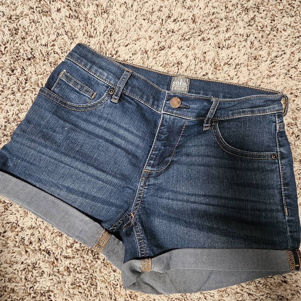 New York & Company Blue Jean Shorts